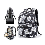 Kinmac Backpack - Grey Rose | KMB439
