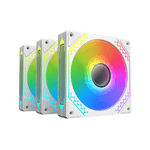Xigmatek Starz Pro Arctic ARGB X3 White Fans with Controller | EN42102