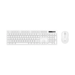Micropack USB Wireless Mouse and Keyboard Combo - White | KM-237W