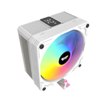 DarkFlash Digital Display Tower CPU Cooler - White | M400