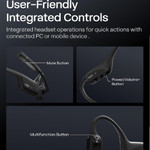 Shokz OpenComm2 UC Bone Conduction Headset - Black