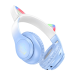 Hoco Kids Wireless & Wired Headphones - Blue | W42