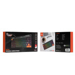 Porodo Gaming 84 Keys Mechanical Gaming Keyboard - Black | PDX226-BK