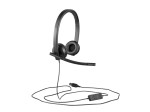 Logitech Headset Stereo H570e USB-C – Black | 981-001431
