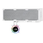 Lian Li HydroShift II LCD-C 360 Fanless Liquid CPU Cooler - White | G89.GHS2LCD36W.00
