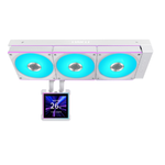 Lian Li HydroShift II LCD-S 360CL Liquid CPU Cooler - White | G89.GHS2LCDS36CW.00