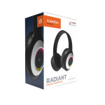 Porodo Soundtec Radiant Bluetooth Headphones 200mAh - Black | STWLEP028