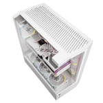 DarkFlash ATX PC Case With 4 ARGB Fans - White | DY460