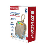 Promate CrystalSound 7W High-Definition Wireless Speaker - Bronze Titanium | Tingz