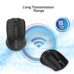 Promate 2.4GHz Wireless Ergonomic Optical Mouse | Clix-8