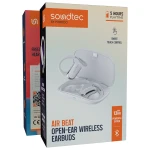 Porodo Soundtec Air Beat Open-Ear Wireless Earbuds - White | PDSTWMO05WH