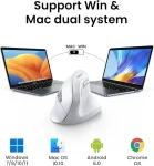 UGREEN MU008 Vertical Mouse Bluetooth & Wireless Silent 4000 DPI | 45759