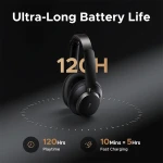 UGREEN Studio Pro Wireless Headphones — Hybrid ANC Hi-Res LDAC - Black | HP206 55687