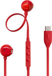 JBL Tune 305C USB-C Earphones Red | JBLT305CRED