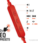 JBL Tune 305C USB-C Earphones Red | JBLT305CRED