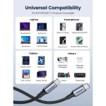 UGREEN USB-C to USB-C 100W 2M Braided Cable