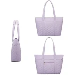 KINMAC 15.6" Women’s Laptop Tote Bag Purple