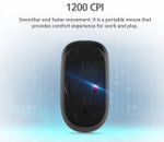 Micropack Speedy Lite 2 Wireless Office Mouse, Black | M-702W