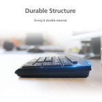Micropack Classic Wireless Combo Keyboard & Mouse, Black | KM-203W