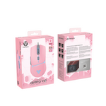 Fantech VX7 CRYPTO RGB Gaming Mouse, Pink | VX7 CRYPTO