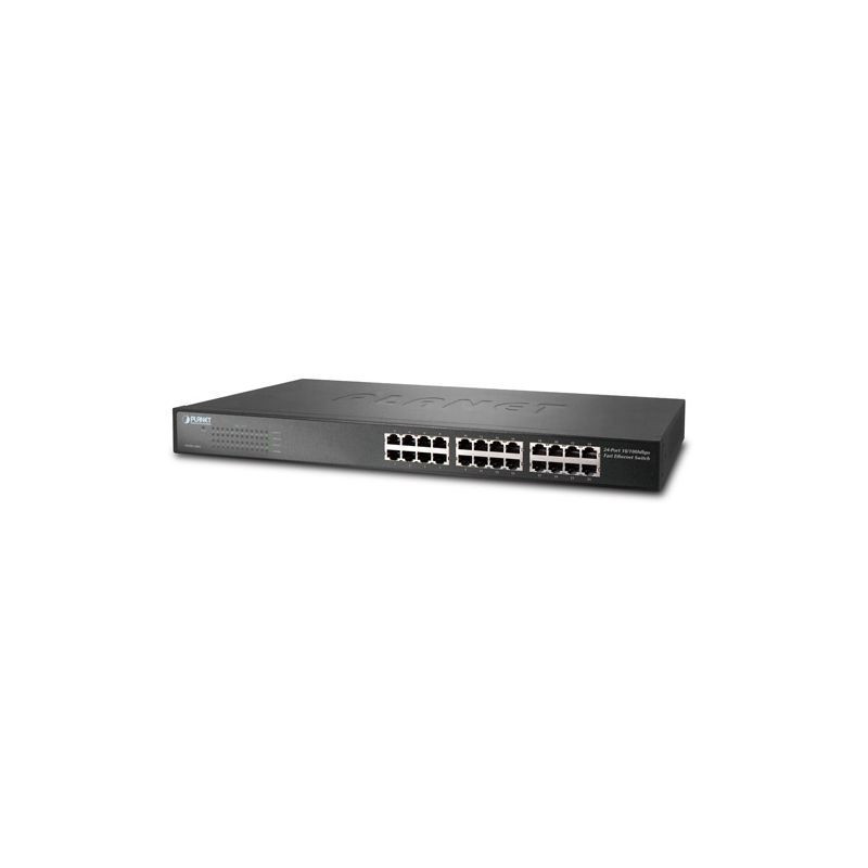 PLANET GSW-2401 Gigabit Ethernet Switch – 24 Ports, 1000 Mbps, Lüfterlos