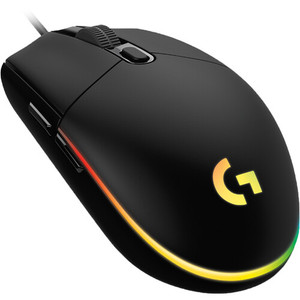 Logitech G203 Wired Lightsync RGB Gaming Mouse - 6 Programmable Buttons, Black | 910-005790