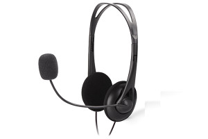 A4-Tech HS-6 Ichat Headset Two Jack Black | HS-6