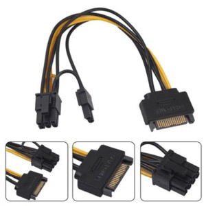 SATA Power Cable to 8PIN (6+2) for VGA |C108