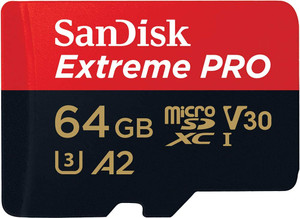 Sandisk 64GB Extreme Pro Micro SD | ‎SDSQXCU-064G-GN6MA