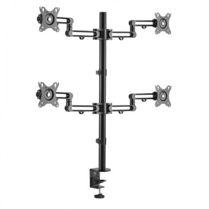 Quad Monitor Aluminium Arm Stand | 91-LDT30C048