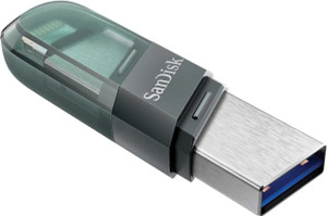 SanDisk iXpand Flash Drive Flip 256GB – Lightning & USB 3.1 | SDIX90N-256G-GN6NE