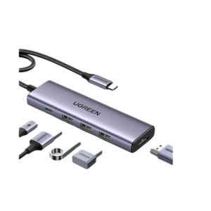 UGREEN 5-in-1 USB-C HUB Docking Station Adapter (With PD) | 15597