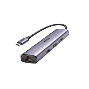 UGREEN USB-C TO 3x USB 3.0 HUB+ Ethernet Adapter RJ45 (1000M) Ethernet Adapter | 60600