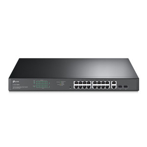 TPLINK 18-Port Gigabit Easy Smart Switch with 16-Port PoE+ | TL-SG1218MPE