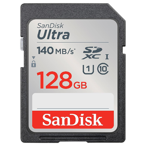 SanDisk Ultra SDXC UHS-I Card 128GB – 140MB/s | SDSDUNB-128G-GN6IN