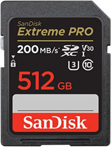 SanDisk 512GB Extreme Pro SDXC UHS-I 200MB/S | SDSDXXD-512G-GN4IN