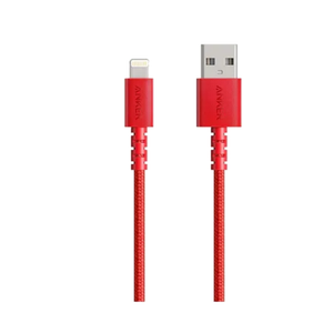 Anker PowerLine Select+ USB Cable with Lightning Connector 3ft – Red | A8012H91