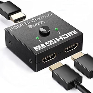 IWAYS HDMI Switch 2-Input 1-Output with LED,Bidirectional | IW-201Q