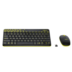 Logitech MK240 Nano Wireless USB Keyboard And Mouse Combo Black/ English & Arabic | 920-008198