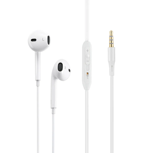 Promate Lightweight High-Performance Stereo Earbuds - White | gearPod-IS2.WHITE