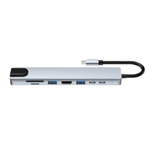 USB C To HDTV - SD/TF USB3.0 + USB/C + PD - LAN | BYL-2017L