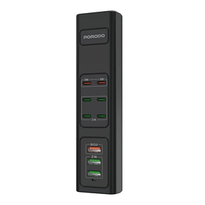 Porodo 85W Multi-Port USB Charging HUB | PD-FWCH031-BK