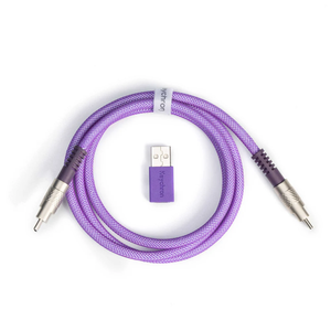 Keychron Double-Sleeved Geek Cable - Type C/A-C - Purple | CAB-23