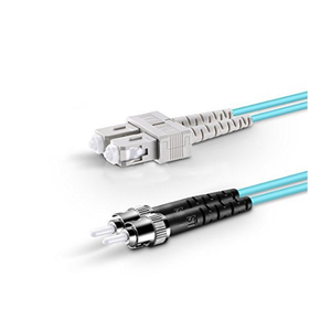 Eussonet Multimode OM3 (SC/UPC-ST/UPC ) Duplex Fiber Patch Cord - 1 Meter | EU-OM3LS-1M-103