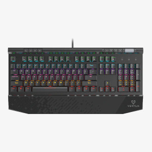 Vertux Mechanical Gaming Keyboard Hyper Action - Black | TUNGSTEN