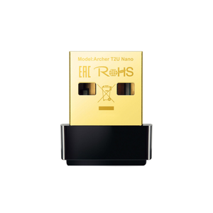 TP-Link Archer T2U Nano — AC600 Dual-Band Wi-Fi USB Adapter | Nano-Size Wireless Dongle