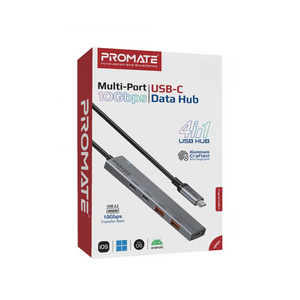 Promate LiteHub Pro Multiport 10Gbps USB-C Data Hub | LITEHUB-PRO