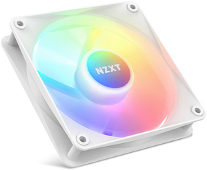 NZXT F120 RGB Core Single Pack 120mm Fan – White | RF-C12SF-W1
