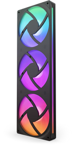 NZXT F360 RGB Core 360mm Single-Frame RGB Fan Unit – Black | RF-U36HF-B1