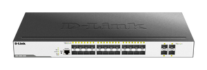 D-Link Fiber Managed Switch 28 Port 24 SFP 4 SFP+ | DGS-3000-28XS